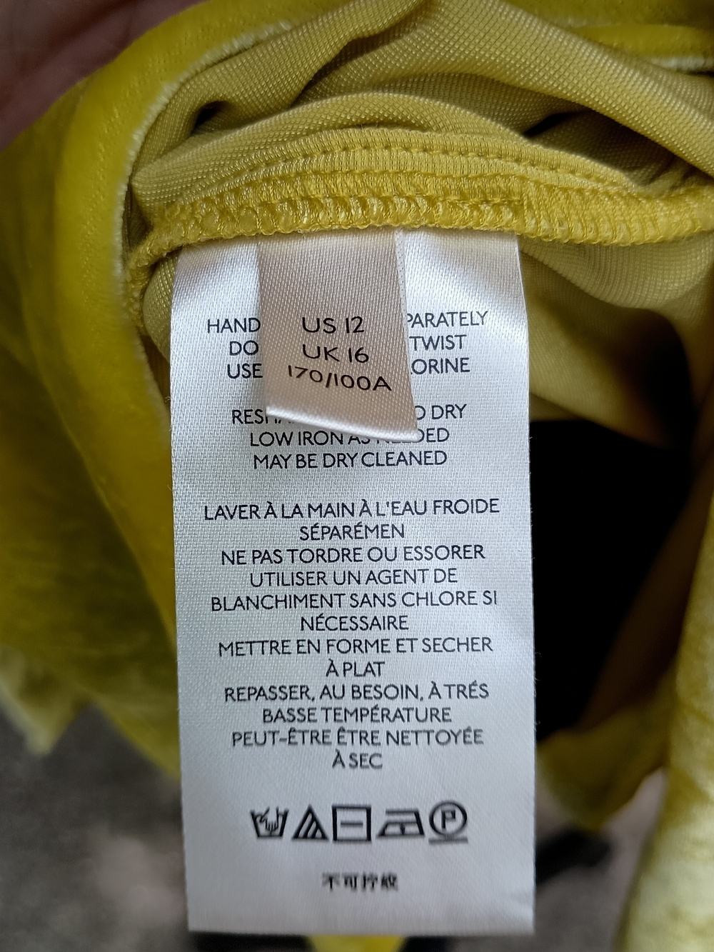 Pilcro Anthropologie Velvet Button Down Shirt in Mustard Yellow_12 - Picture 7 of 8